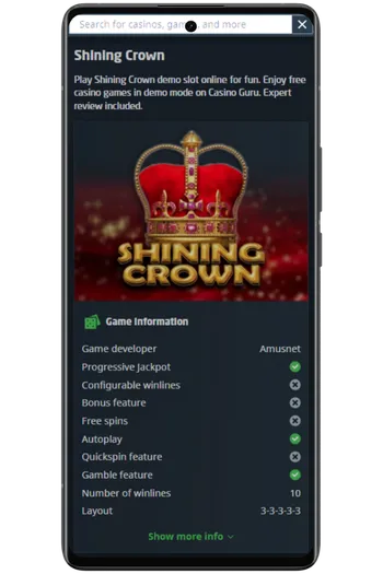 Locate Shining Crown